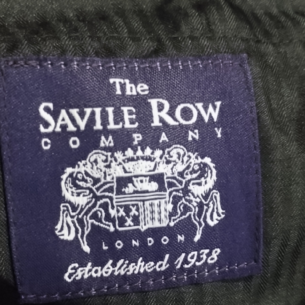 The Savile Row Company Plaid Men's 36 Waist Dress Pants Office Career - Picture 2 of 6